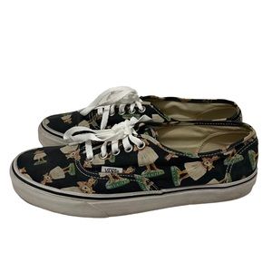 Vans Off the Wall Hawaiian Hula Girl Low Top Skater Shoes Sneakers Womens Sz 10